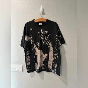 Vintage New York City Skyline Twin Towers Size Large Bin 2